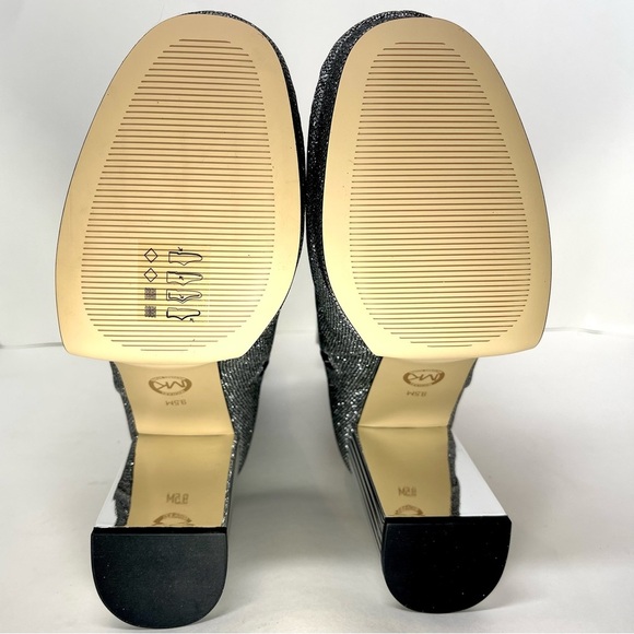 NWT MICHAEL KORS Porter Glitter Platform Dress Booties Size 9.5M - Picture 8 of 9
